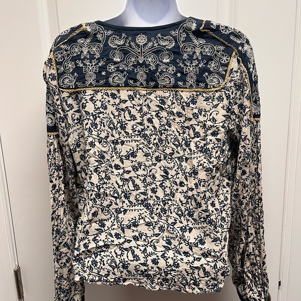 Anthropologie Seen Worn Kept blouse size small - Picture 4 of 10